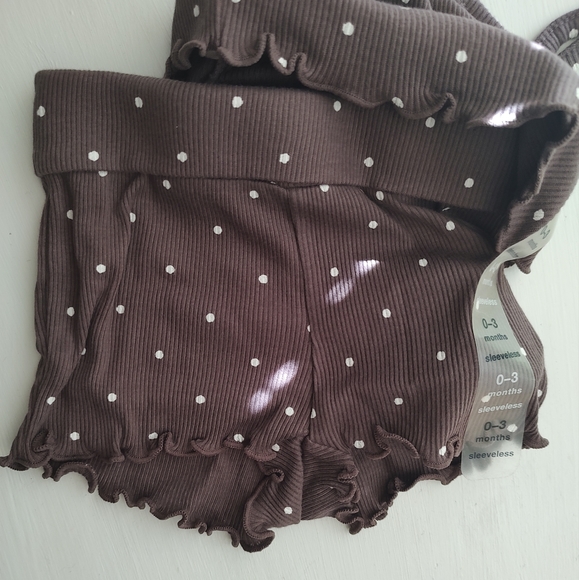 Gap Baby Girls 100% Organic Cotton Mix and Match Rib Outfit Set Sz 0-3 months - Picture 3 of 6